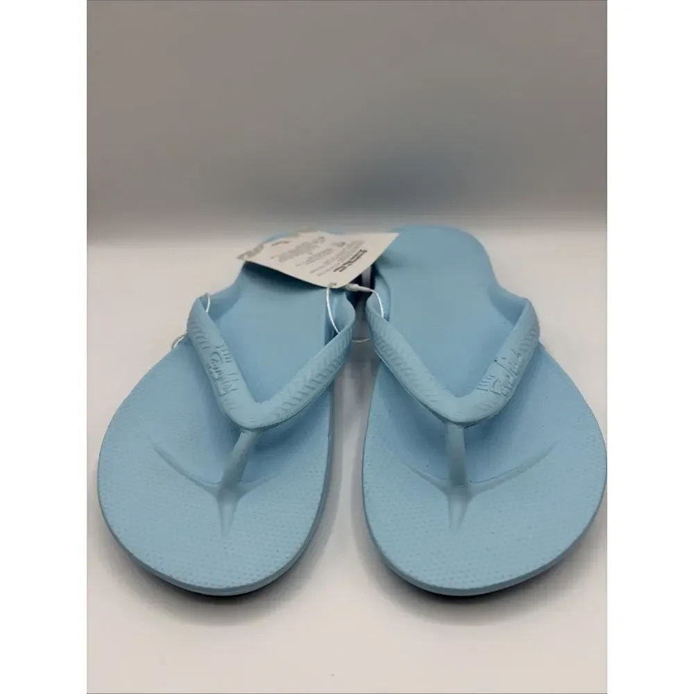 Archies Flip Flops Sandals Unisex Sky Blue M 7 W 8 Arch Support NWT
